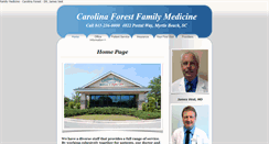 Desktop Screenshot of carolinaforestmed.com